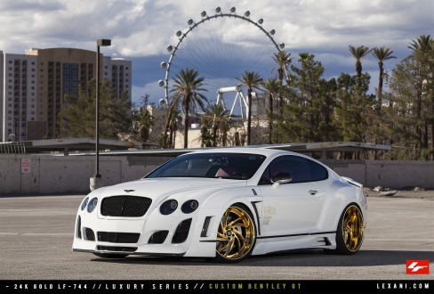 Custom Bentley GT on 24K Gold LF-744